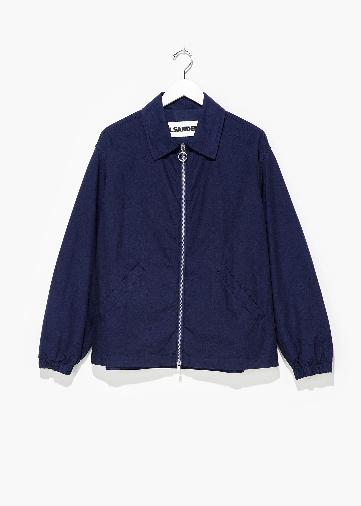 Men's Cotton Canvas Blouson Dark Blue - TIINA the STORE