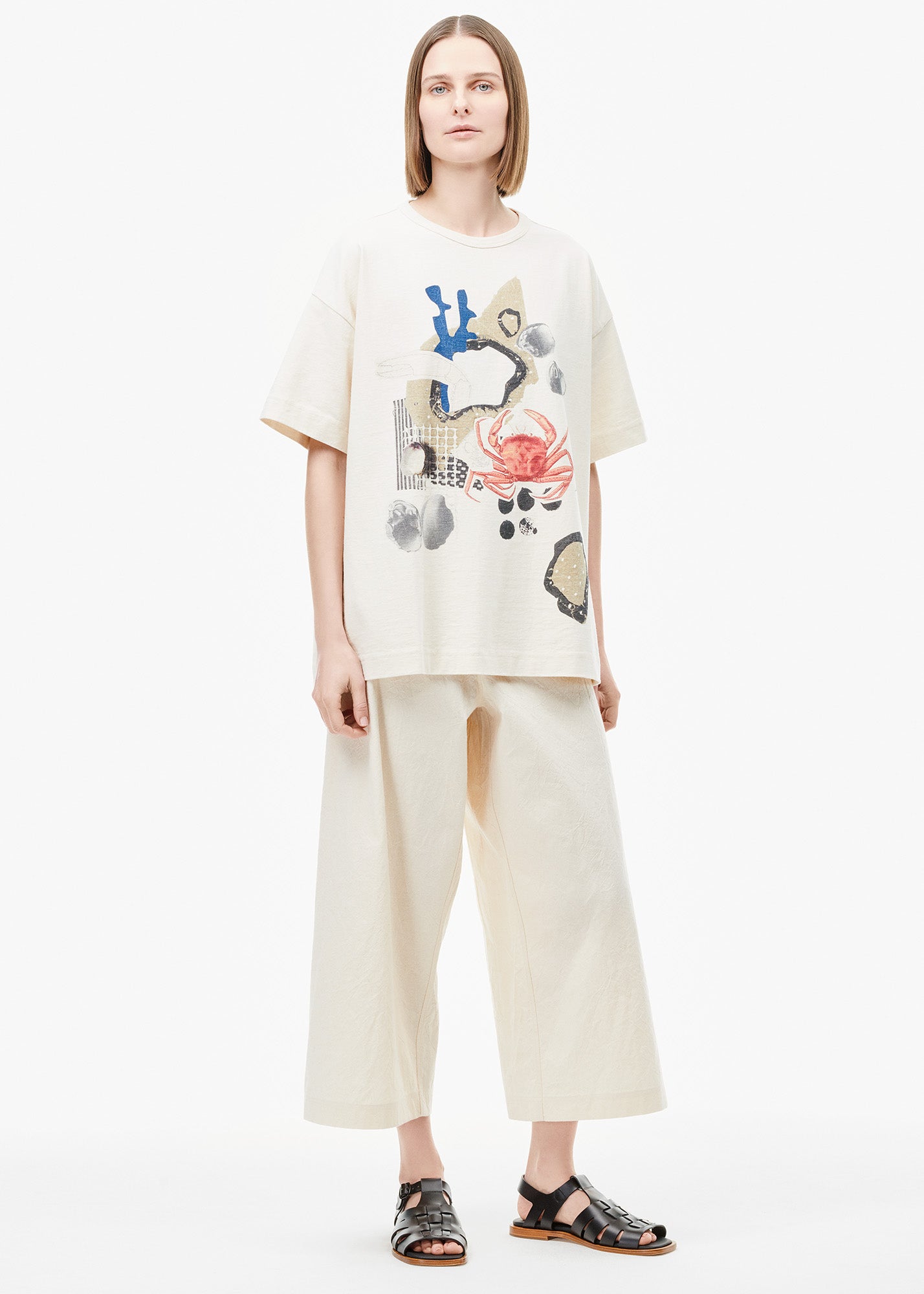The Bosun T-Shirt Crab Collage - TIINA the STORE