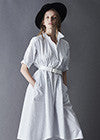 Sofie D’Hoore Deck Shirtdress, Daniela Gregis White Belt 