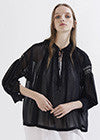 Arts & Science Black Blouse, Daniela Gregis Slip White Dress