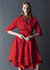 Daniela Gregis Red Circular Dress, Coat